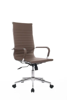 Кресло для руководителя Riva Hugo RCH 6002-1SE коричневая экокожа