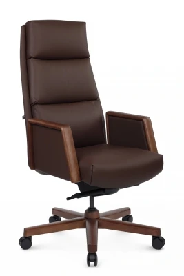 Кресло для руководителя Riva Design Franco A2415-1 коричневая кожа
