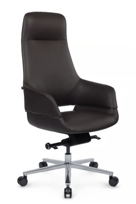 Кресло для руководителя Riva Design Fabio A2518 темно-коричневая кожа
