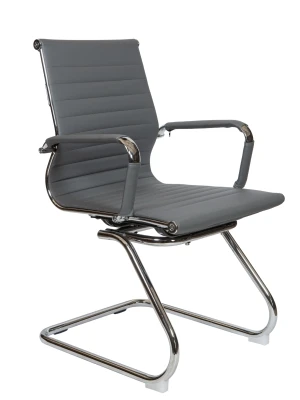 Конференц-кресло Norden Техно CF HB-100-45 серая экокожа