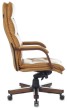 Кресло для руководителя Бюрократ T-9927WALNUT горчичная кожа - 2