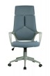 Кресло для персонала Riva Chair RCH 8989+Серый пластик/Серая ткань - 1