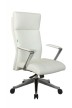 Кресло для руководителя Riva Design Chair А1511 белая кожа