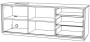 Тумба опорная обвязка YN, фасады YN, левая / NZ-0201.YN.YN.L /  1700x450x620 обвязка YN, фасады YN, левая - 1