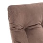 Кресло-качалка Модель 68 (Leset Футура) Венге текстура, ткань V 23 Mebelimpex Венге текстура V23 молочный шоколад - 00011644 - 4