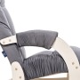 Кресло-качалка Модель 68 (Leset Футура) Дуб беленый, ткань V 32 Mebelimpex Дуб беленый V32 серый - 00012235 - 4