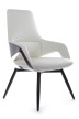 Конференц-кресло Riva Design Chair FK005-С белая кожа