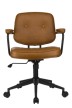 Кресло для персонала Riva Design Chair CHESTER W-221 жёлтая экокожа - 1