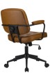 Кресло для персонала Riva Design Chair CHESTER W-221 жёлтая экокожа - 3