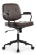 Кресло для персонала Riva Design Chair CHESTER W-221 коричневая экокожа