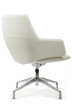 Конференц-кресло Riva Design Chair Spell-ST С1719 белая кожа - 3