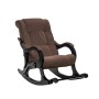 Кресло-качалка Модель 77 Mebelimpex Венге V23 молочный шоколад - 00011425