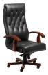 Кресло для руководителя Classic chairs Кембридж Meof-A-Cambridge-2 черная кожа
