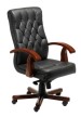Кресло для персонала Classic chairs Кембридж LB Meof-B-Cambridge-2 черная кожа