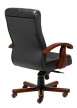 Кресло для персонала Classic chairs Кембридж LB Meof-B-Cambridge-2 черная кожа - 3