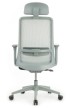 Кресло для персонала Riva Design Chair WORK W-218C голубая сетка - 4