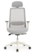 Кресло для персонала Riva Design Chair WORK W-218C светло-серая сетка - 1