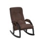 Кресло-качалка Модель 67 Венге, ткань V 23 Mebelimpex Венге V23 молочный шоколад - 00011409