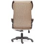 Кресло для руководителя TetChair DUKE beige fabric - 3