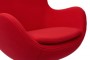Дизайнерское кресло EGG CHAIR красный кашемир - 5