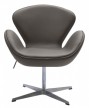 Дизайнерское кресло SWAN CHAIR тёмный латте - 1