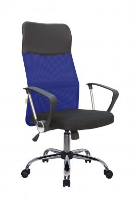 Кресло для персонала Riva Chair RCH 8074+Синяя сетка