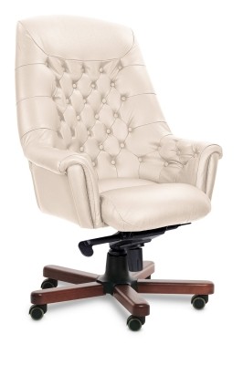 Кресло для руководителя Classic chairs Оксфорд Meof-A-Oxford-1 бежевая кожа