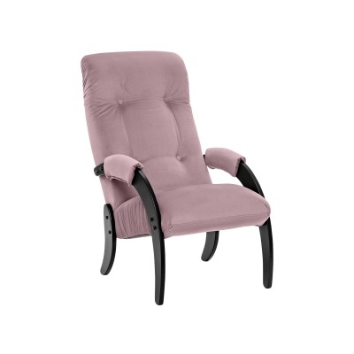 Кресло для отдыха Модель 61 Венге, ткань V 11 Mebelimpex Венге V11 лиловый - 00013023