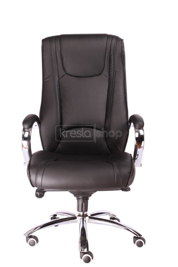 Кресло для руководителя Everprof King M кожа EC-370 Leather Black