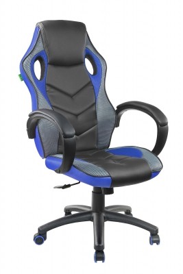 Геймерское кресло Riva Chair RCH 9381H+Чёрный/Синий